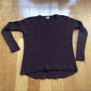 Vince 100% Cashmere Oversized Ribbed Sweater Brown